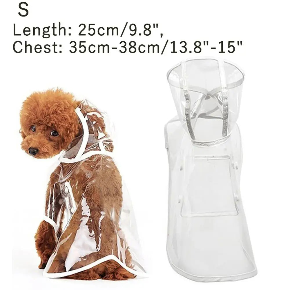 Dog Walking Waterproof Clear Cover Built-In Leash Rain Sleet Snow Pet Umbrella Pet Products