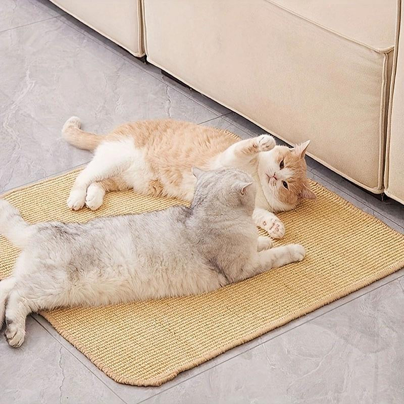 Durable Cat Scratching Pad, Summer Natural Rope Cat Scratcher, Multi-Purpose Dog & Cat Furniture for Pet Care, Pet Supplies, Valentine'S Day Gift, Cat Toys Tools