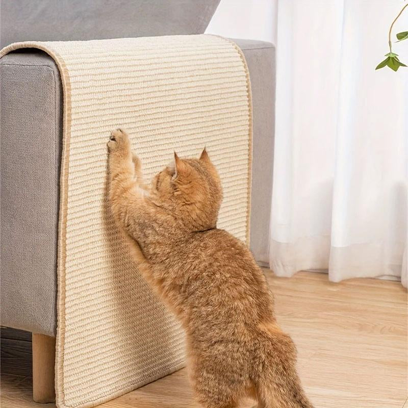 Durable Cat Scratching Pad, Summer Natural Rope Cat Scratcher, Multi-Purpose Dog & Cat Furniture for Pet Care, Pet Supplies, Valentine'S Day Gift, Cat Toys Tools