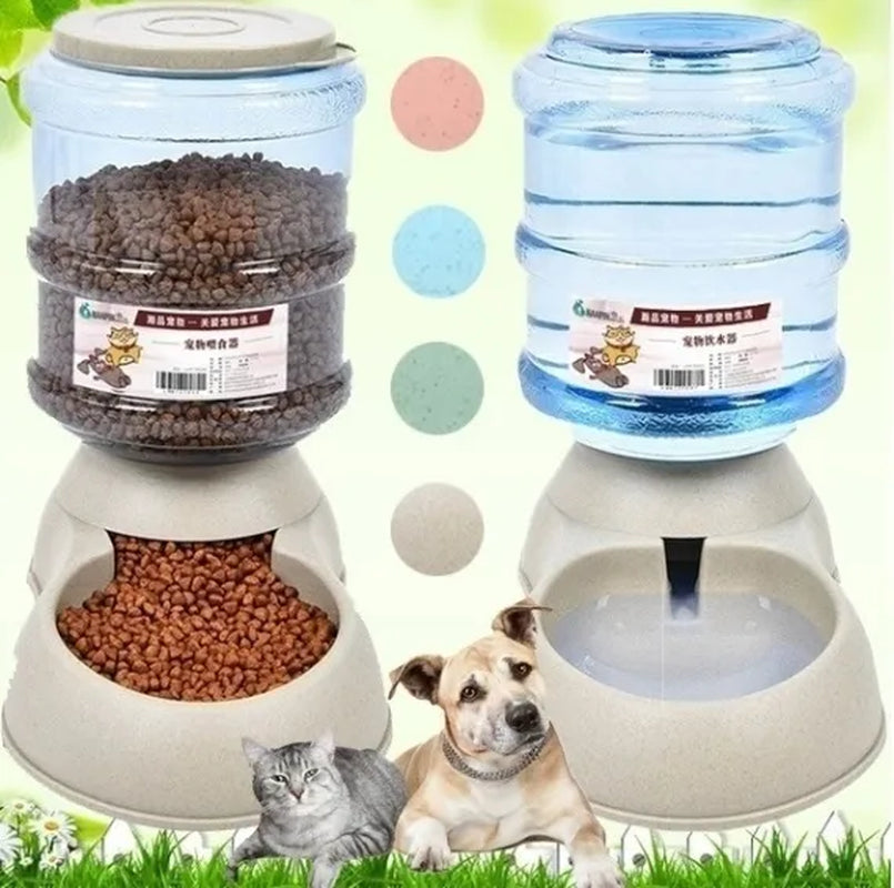 Fashion Home Pet Care Dog Pet Feeder 3.75L Large-Capacity Pet Drinking Water / Automatic Feeding Pet Supplies