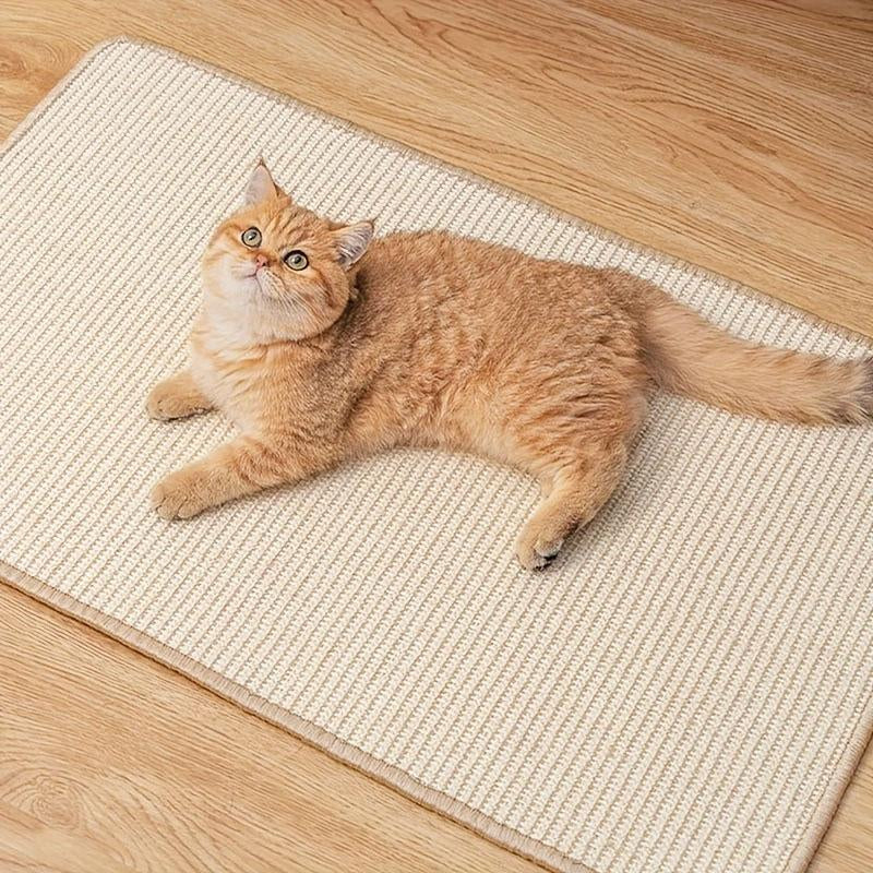 Durable Cat Scratching Pad, Summer Natural Rope Cat Scratcher, Multi-Purpose Dog & Cat Furniture for Pet Care, Pet Supplies, Valentine'S Day Gift, Cat Toys Tools