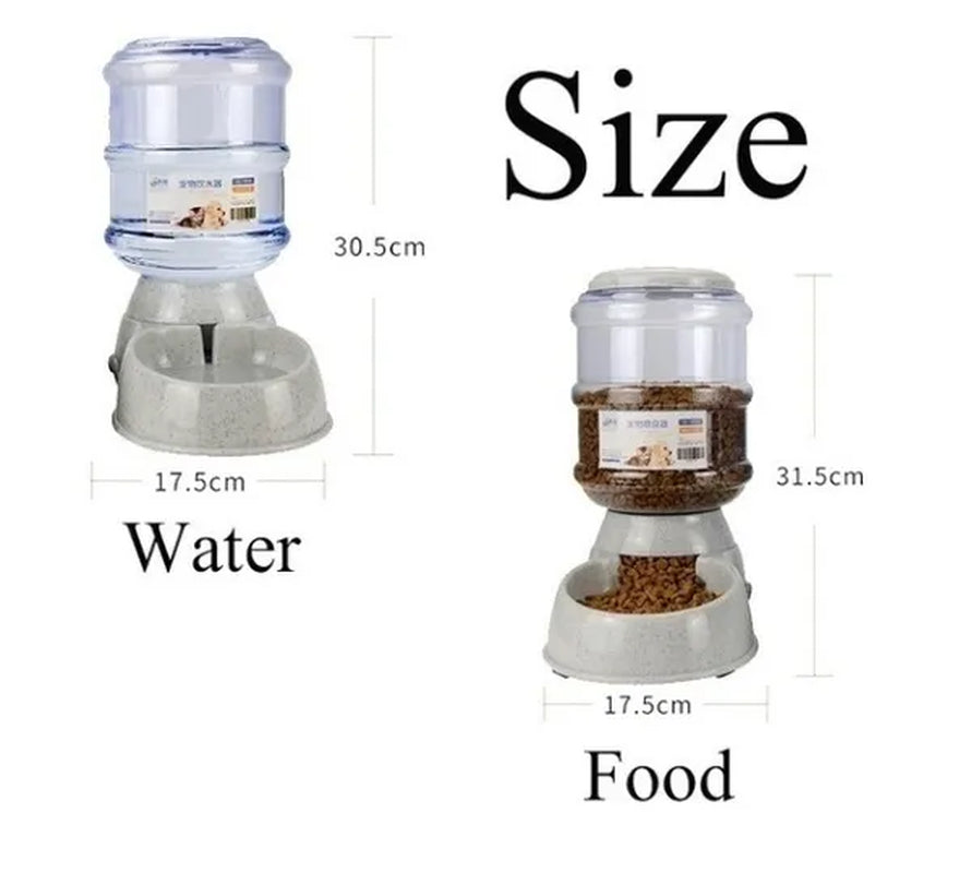Fashion Home Pet Care Dog Pet Feeder 3.75L Large-Capacity Pet Drinking Water / Automatic Feeding Pet Supplies