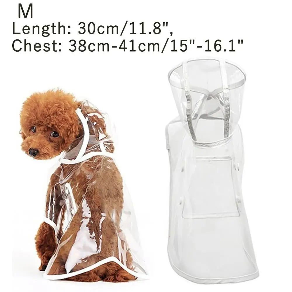 Dog Walking Waterproof Clear Cover Built-In Leash Rain Sleet Snow Pet Umbrella Pet Products