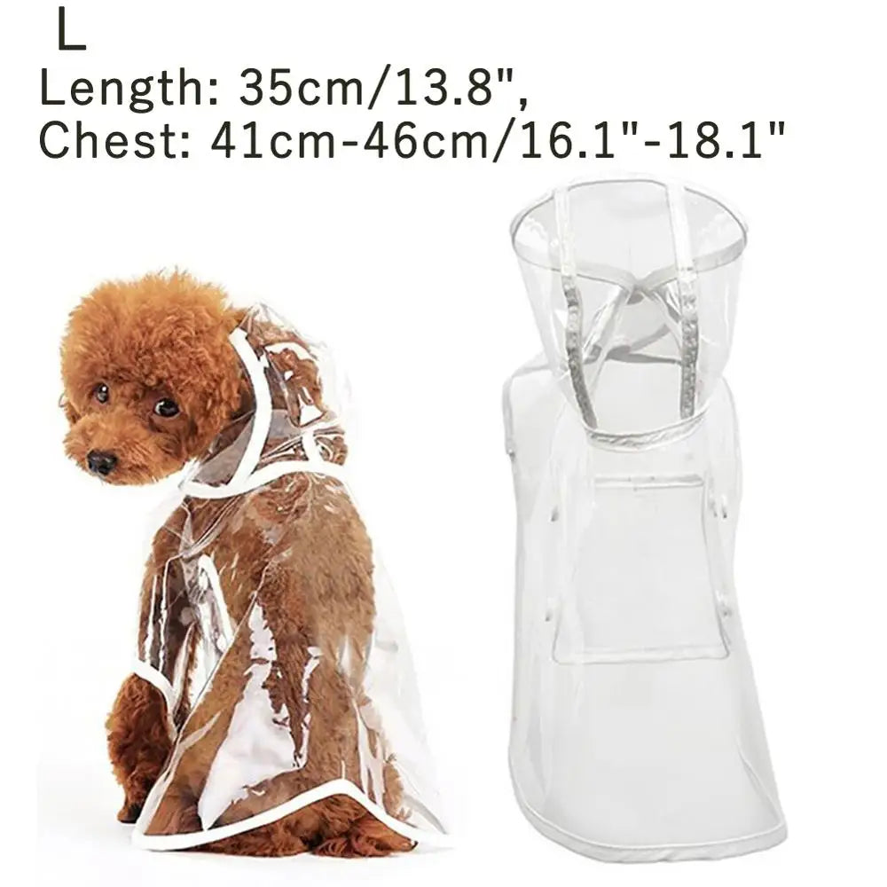 Dog Walking Waterproof Clear Cover Built-In Leash Rain Sleet Snow Pet Umbrella Pet Products