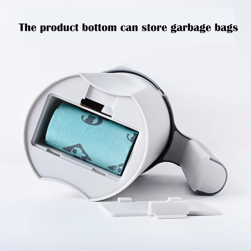 Cat Litter Shovel Self-Cleaning Big Capacity Cat Litter Scooper with Built-In Poop Bag Kitten Toilet Clean Tool Pet Accessories