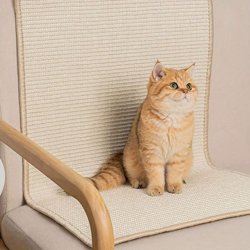 Durable Cat Scratching Pad, Summer Natural Rope Cat Scratcher, Multi-Purpose Dog & Cat Furniture for Pet Care, Pet Supplies, Valentine'S Day Gift, Cat Toys Tools